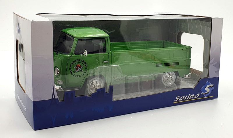 Solido 1/18 Scale Diecast S1809401 - 1968 Volkswagen T2 Pick Up - Custom Green