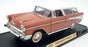Road Signature 1/18 Scale Diecast 92088 - 1957 Chevrolet Nomad - Coral/White