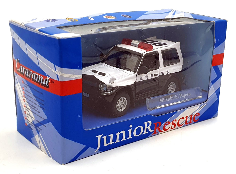 Cararama 1/43 Scale 210226O - Mitsubishi Pajero 912 Police Car - White