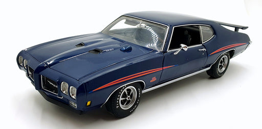 GMP 1/18 Scale Diecast DC14126B - 1970 Pontiac GTO The Judge - Dark Blue