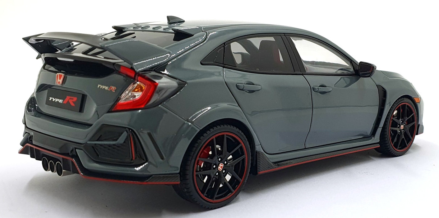 LCD Models 1/18 Scale Diecast LCD18005B-GR - 2020 Honda Civic Type R - Grey