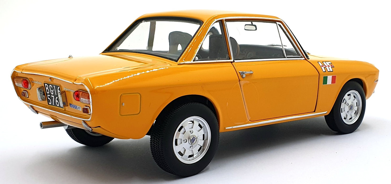 Norev 1/18 Scale 187981 - 1971 Lancia Fulvia 1600 HF - Orange