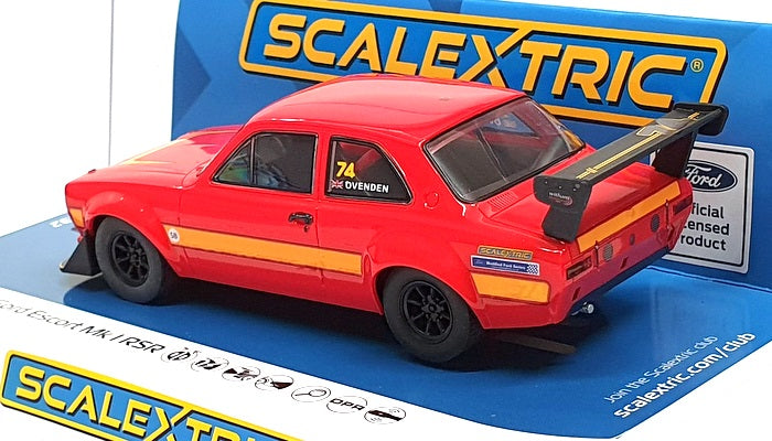 Scalextric 1/32 Scale Slot Car C4571 - Ford Escort Mk I RSR #74 Ovenden - Red