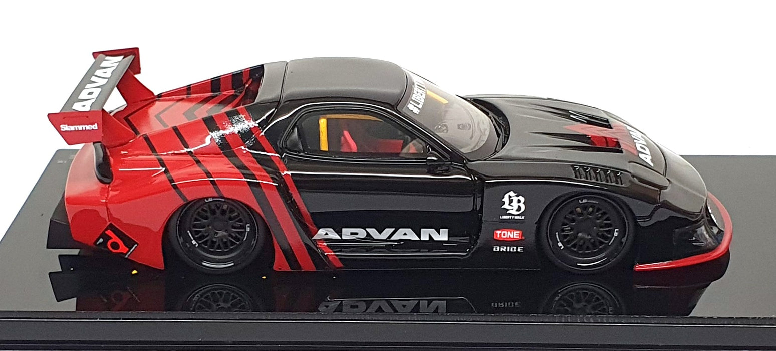 TSM 1/43 Scale TSMV0026 - Mazda RX-7 LB Super Silhouette Advan - Black/Red