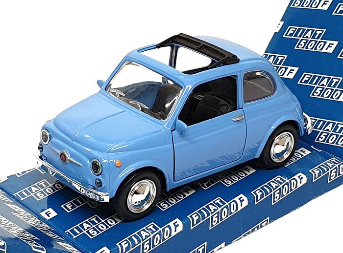 Smart Toys 1/24 Scale Diecast 91263 - Fiat 500F - Lt. Blue