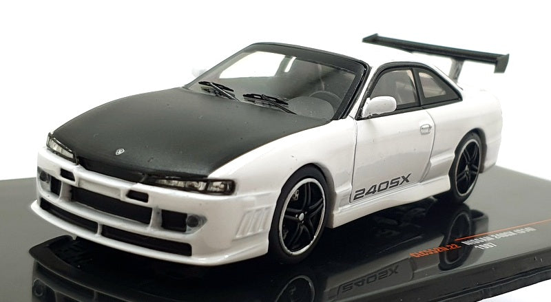 Ixo Models 1/43 Scale CLC552N.22 - 1997 Nissan 240SX (S14) - White/Black