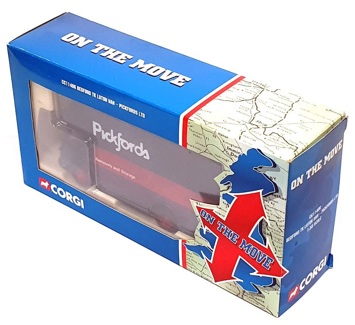 Corgi 1/50 Scale CC11406 - Bedford TK Luton Van Pickfords Ltd - Dk. Blue/Red