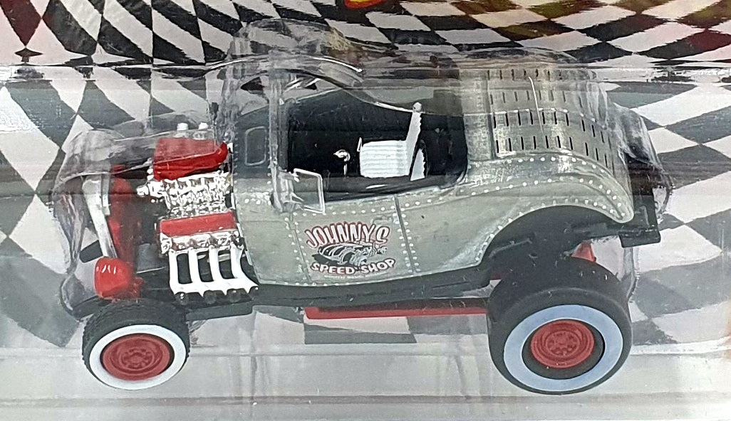 Johnny Lightning Zingers 1/64 Scale JL SCM132 - 1932 Ford Hi-Boy - Grey