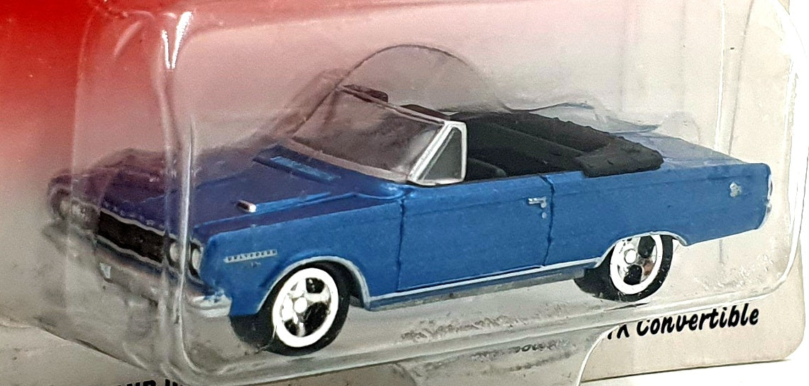 Johnny Lightning 1/64 Scale 437-01 - 1967 Plymouth GTX Convertible  - Met. Blue