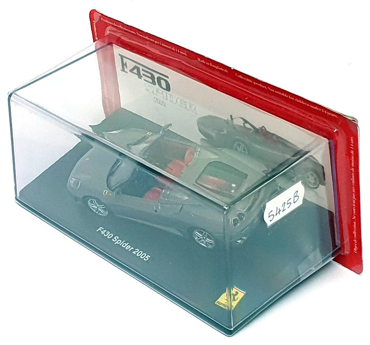 Altaya 1/43 Scale Diecast 5425B - 2005 Ferrari F430 Spider - Met Grey