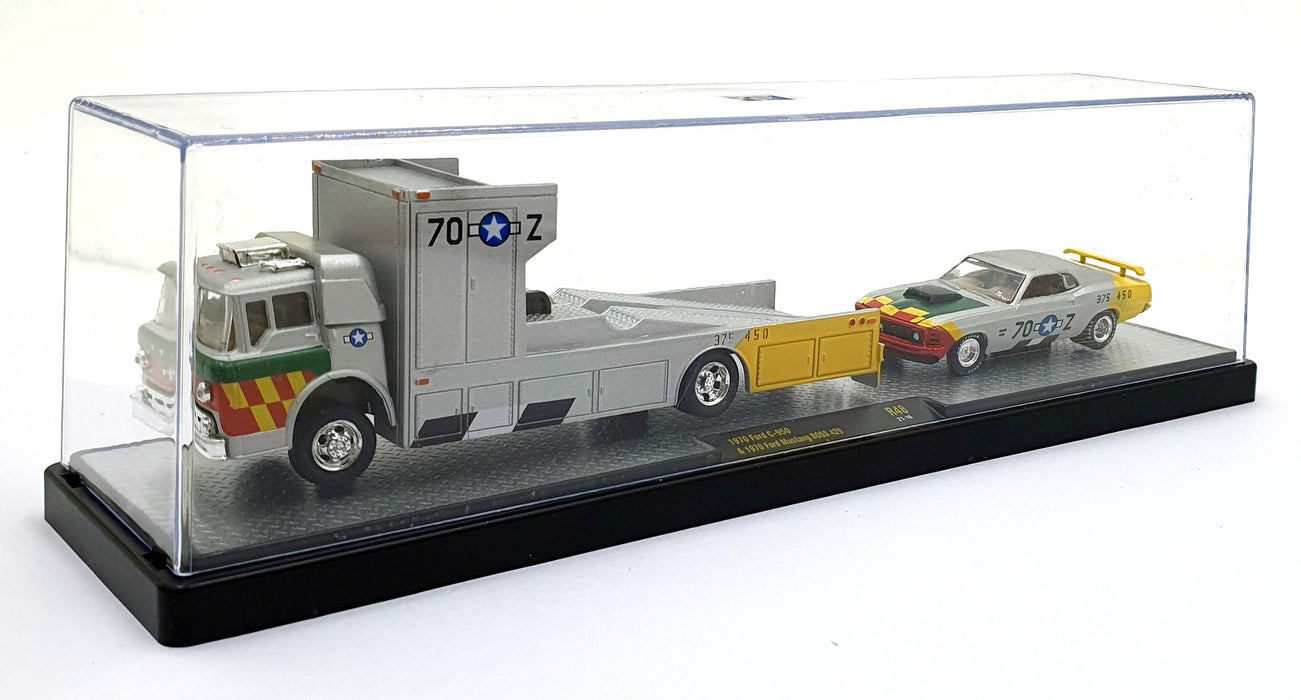 Castline M2 Machines 1/64 Scale R48 - 1970 Ford C-950 & Mustang BOSS 429 Silver