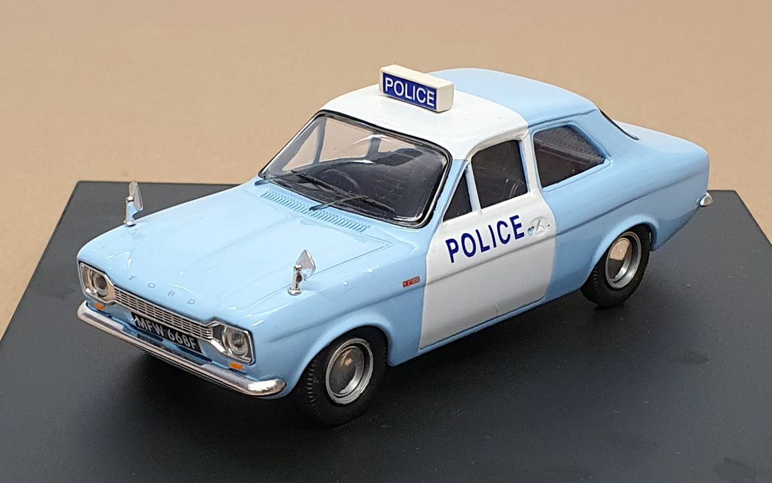 Trofeu 1/43 Scale 523 - Ford Escort Mk1 1300 GT Police Car - Lt. Blue/White