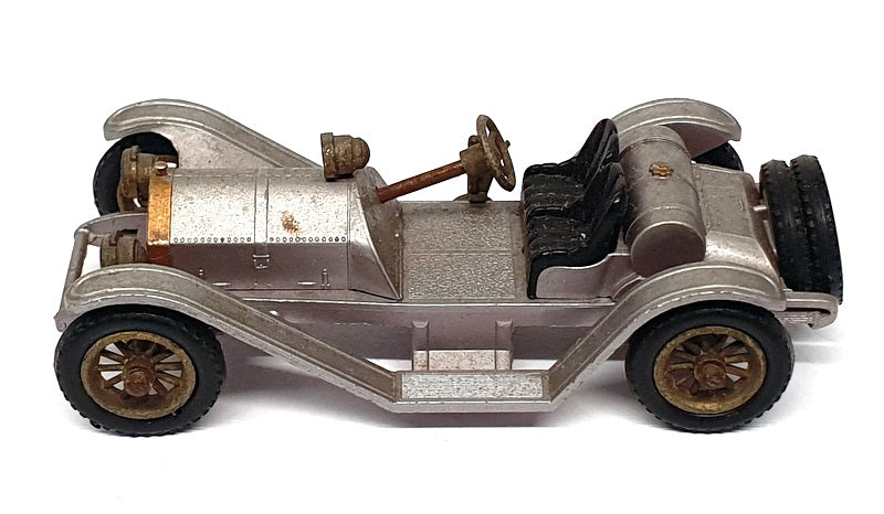 Matchbox 8cm Long Diecast MB02 - 1913 Mercer Raceabout - Silver