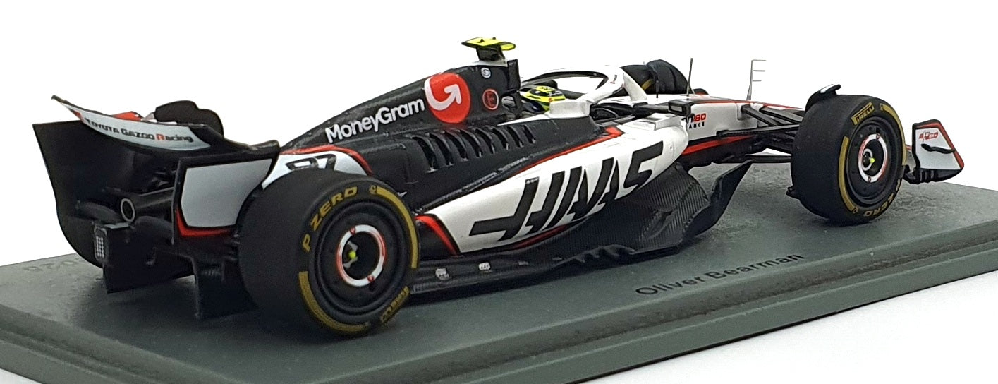 Spark 1/43 Scale S9587 - Haas VF-25 Money Gram F1 #87 8th Chinese GP 2025