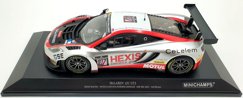 Minichamps 1/18 Scale 151 131397 - McLaren 12C GT3 2013 Hexis Racing 
