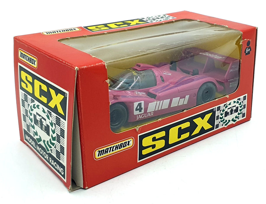 Matchbox SCX 1/32 Scale Slot Car 93140.20 - Jaguar "XJR-14" SRS #4 - Pink/Purple