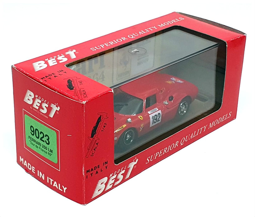 Best Model 1/43 Scale 9023 - Ferrari 250 LM #192 Tour De France 1969 - Red