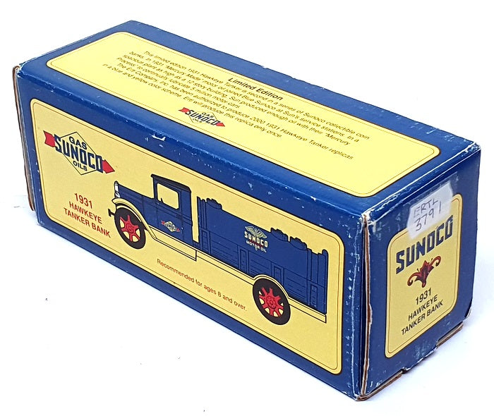 Ertl Appx 18cm Long Diecast 3791 - 1931 Hawkeye Tanker Coin Bank Sunoco