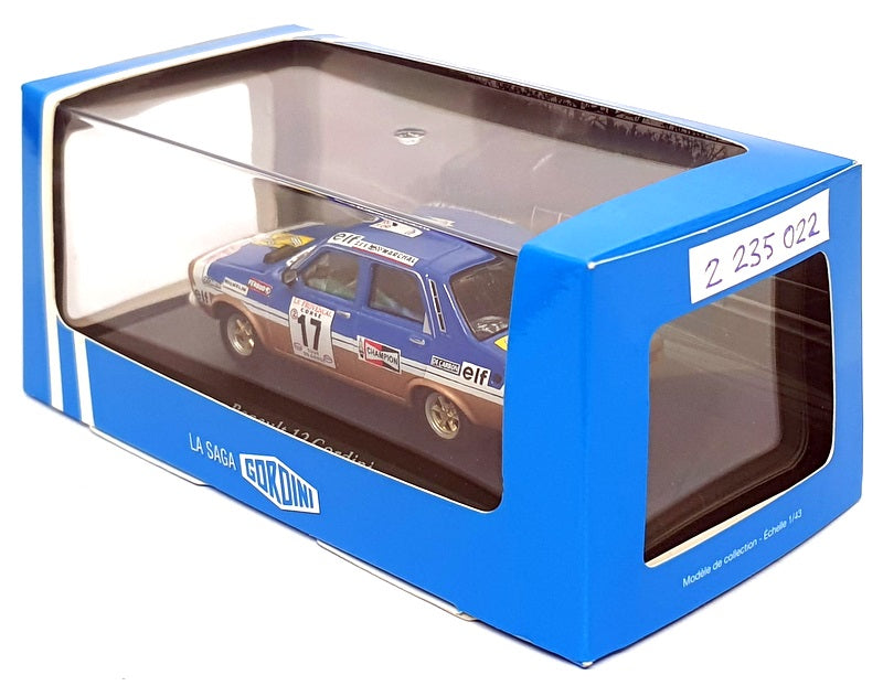 Atlas Editions 1/43 Scale 2 235 022 - Renault 12 Gordini #17 Tour de Corse 1975