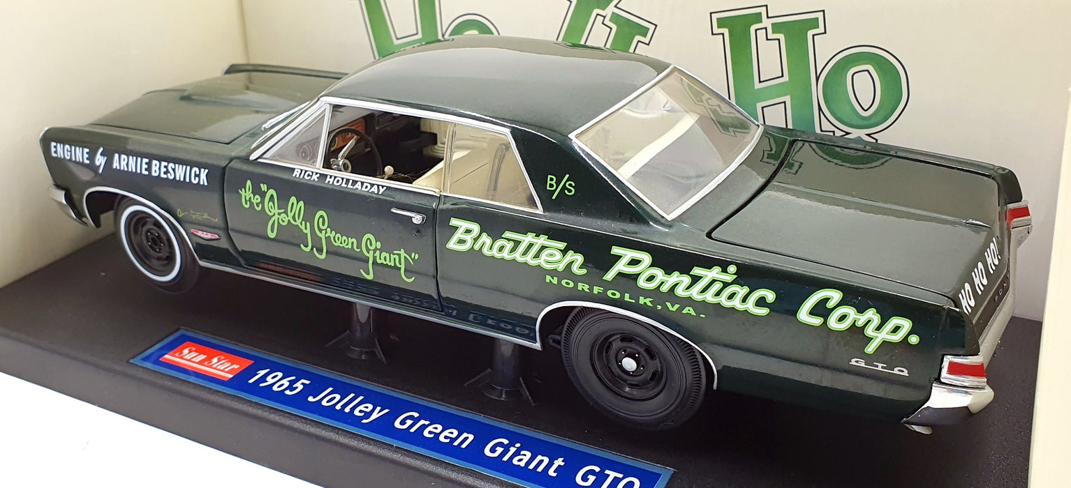 Sun Star 1/18 Scale 1810 - 1965 Pontiac GTO Rick Halliday's Jolly Green Giant