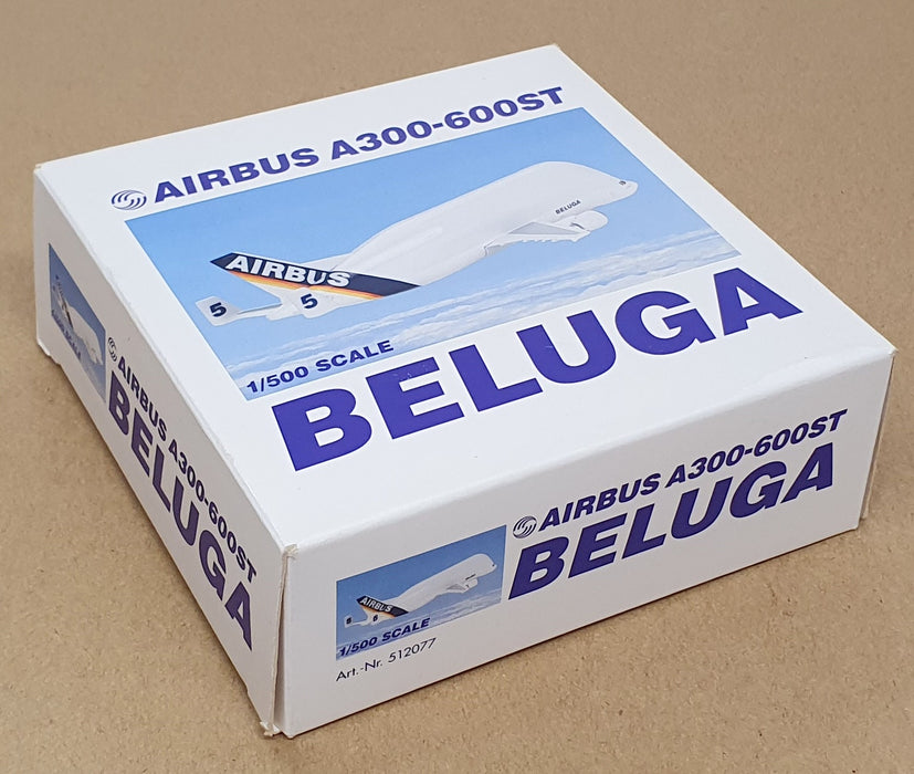 Herpa 1/500 Scale 512077 - Airbus A300-600ST Beluga 5 Aircraft - White