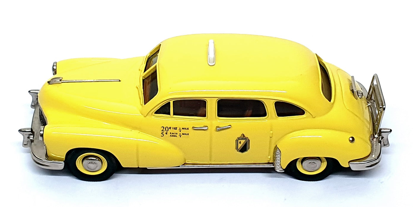 Brooklin Models 1/43 Scale BRK89A - 1949 Checker New York Taxi Cab - Yellow