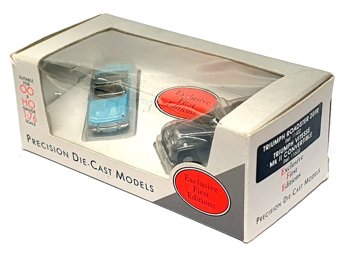 EFE 1/76 Scale 11402 11602 - Triumph Roaster 20TR & Mk2 Conv - Lt. Blue Black