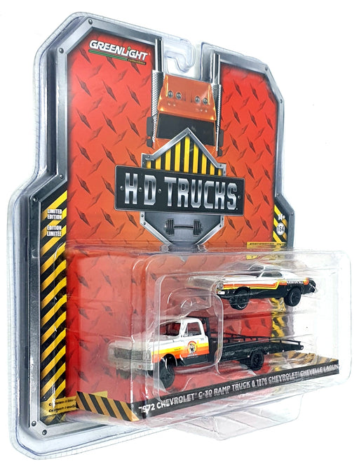 Greenlight 1/64 Scale 33230 1972 Chevrolet C-30 Ramp Truck/1976 Chevelle Laguna