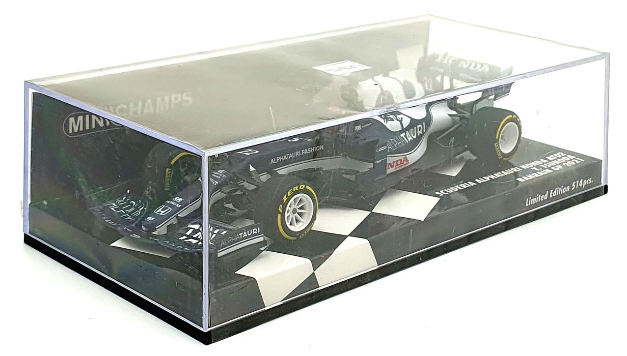 Minichamps 1/43 Scale 417 210122 - Honda AT02 #22 Bahrain 2021