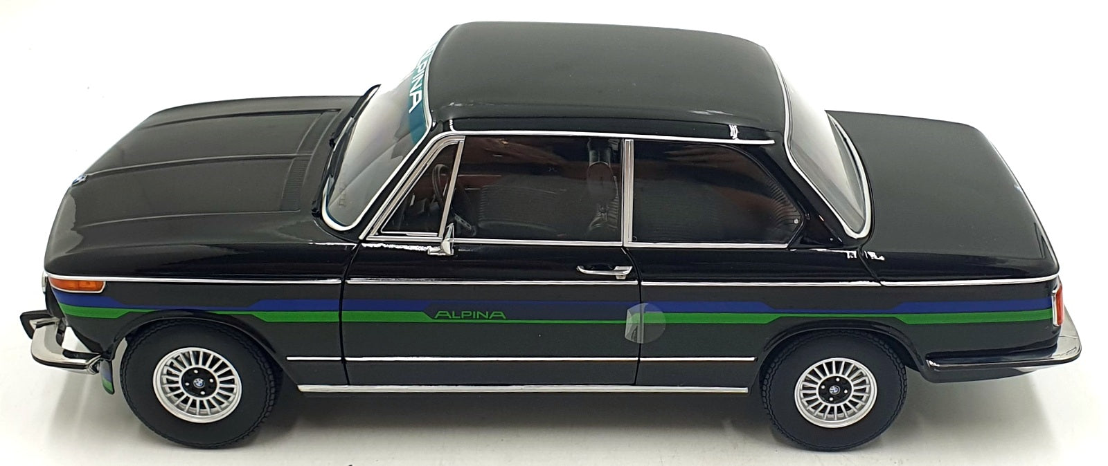 KK Scale 1/12 Scale KKDC120105 - BMW 2002 Alpina 2 Series 1974 - Black