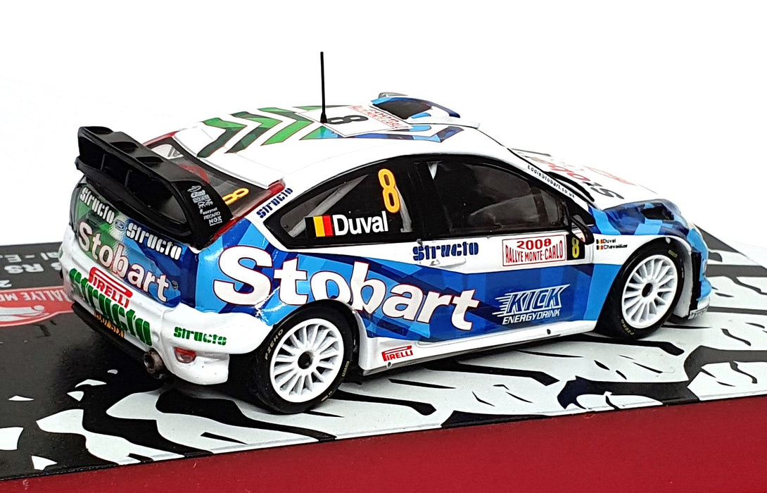 Altaya 1/43 Scale AFF07 - Ford Focus RS WRC 07 #8 Duval/Chevaillier
