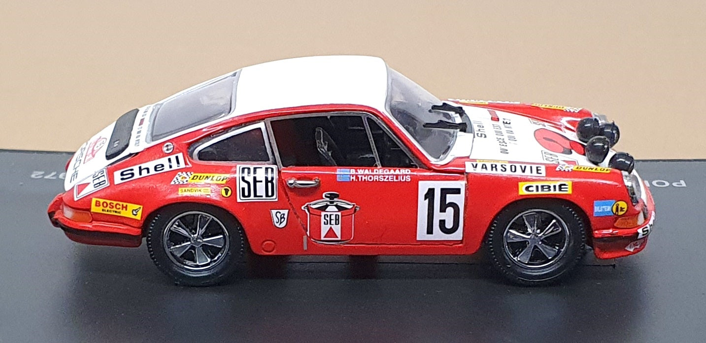 Eagle's Race 1/43 Scale 1041 - Porsche 911 S #15 Monte Carlo Rally 1972