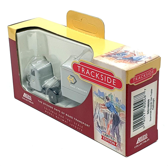 Lledo 1/76 Scale DG148009 - Scammell Scarab Van Trailer (Railfreight) Grey