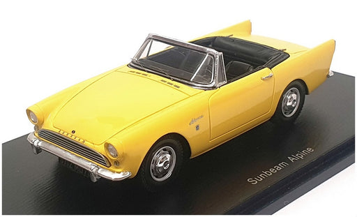 Spark Model 1/43 Scale Resin S4945 - Sunbeam Alpine - Yellow