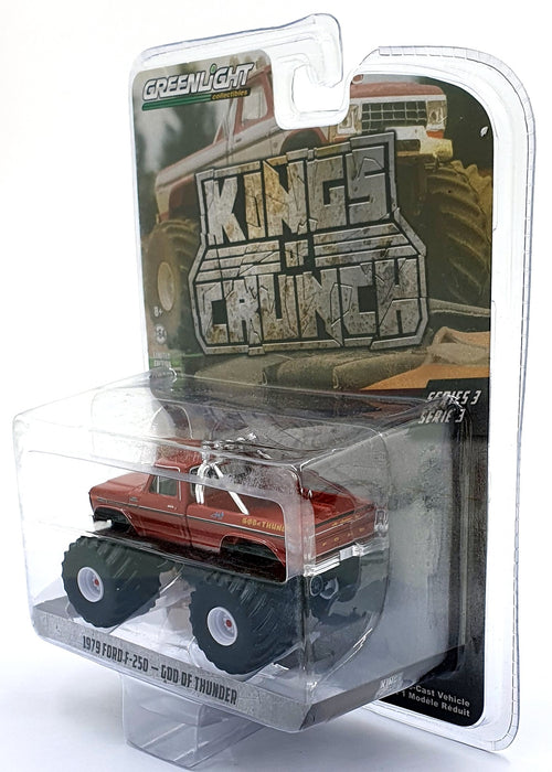 Greenlight 1/64 Scale 49030-E - 1979 Ford F-250 God of Thunder - Red