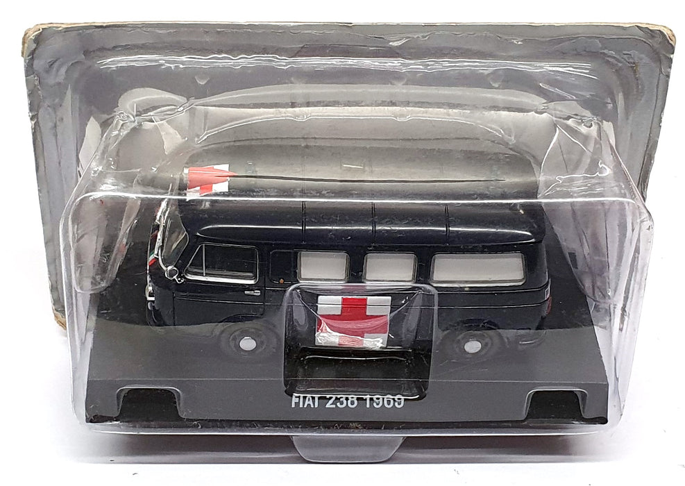 DeAgostini 1/43 Scale FI238 - 1969 Fiat 328 Military Ambulance - Dk. Blue