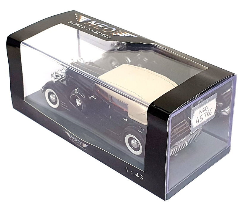 Neo 1/43 Scale 45766 - Cadillac Fleetwood Allweather Phaeton - Blue