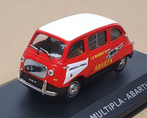 Altaya 1/43 Scale FM1860 - 1960 Fiat 750 Multipla Abarth - Red/White