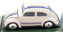 Jada Toys 1/64 Scale 100426O - Volkswagen Beetle - White/Stripe