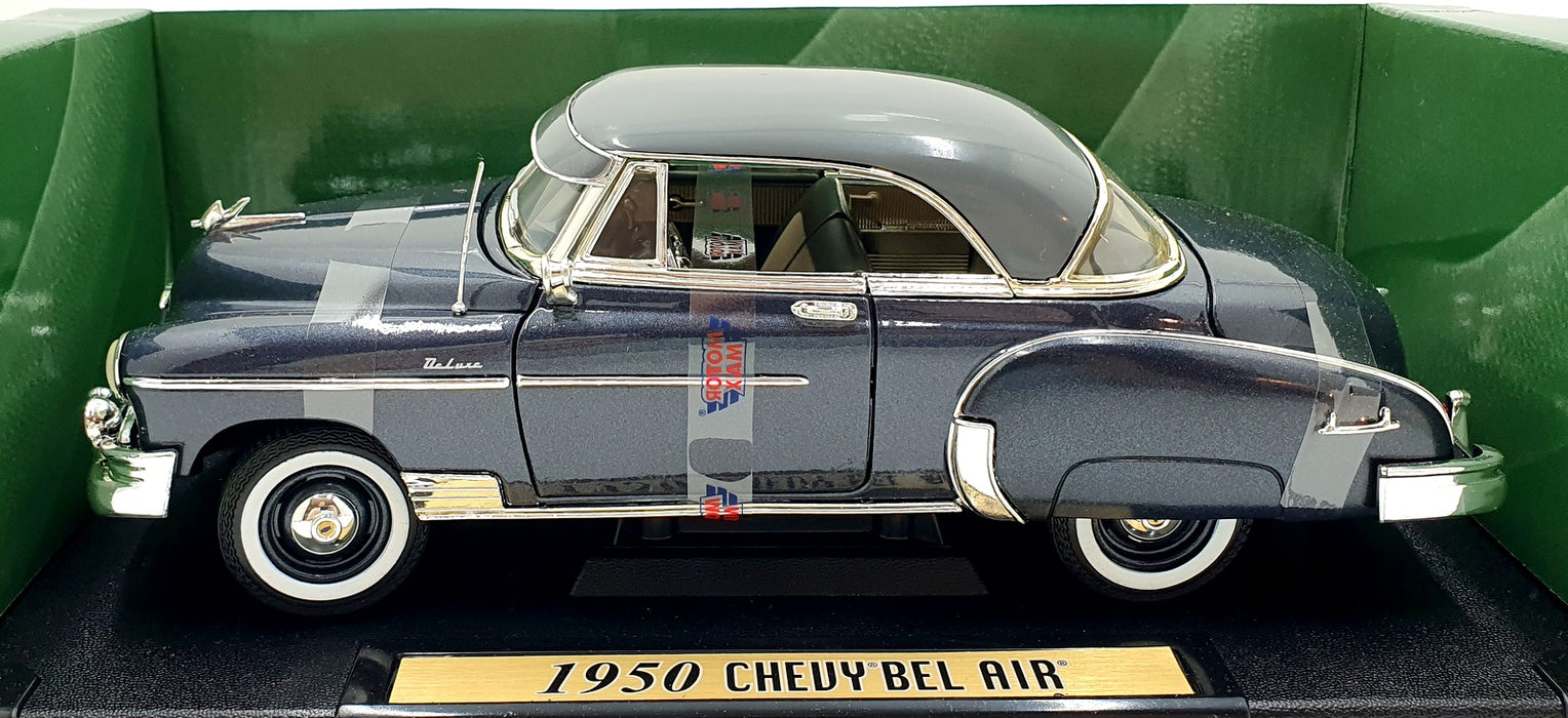 Motor Max 1/18 Scale Diecast 73111 - 1950 Chevy Bel Air - Two Tone Grey