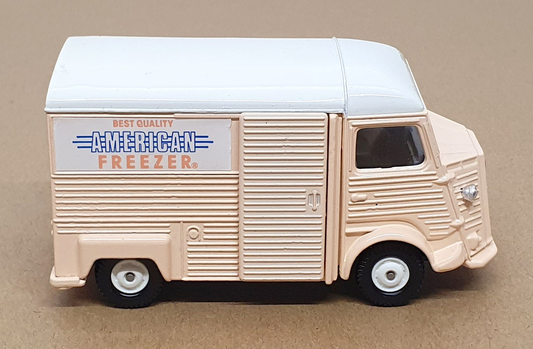 Tomica Dandy 1/43 Scale F31S - Citroen H American Freezer Van - Pale Pink/Yellow