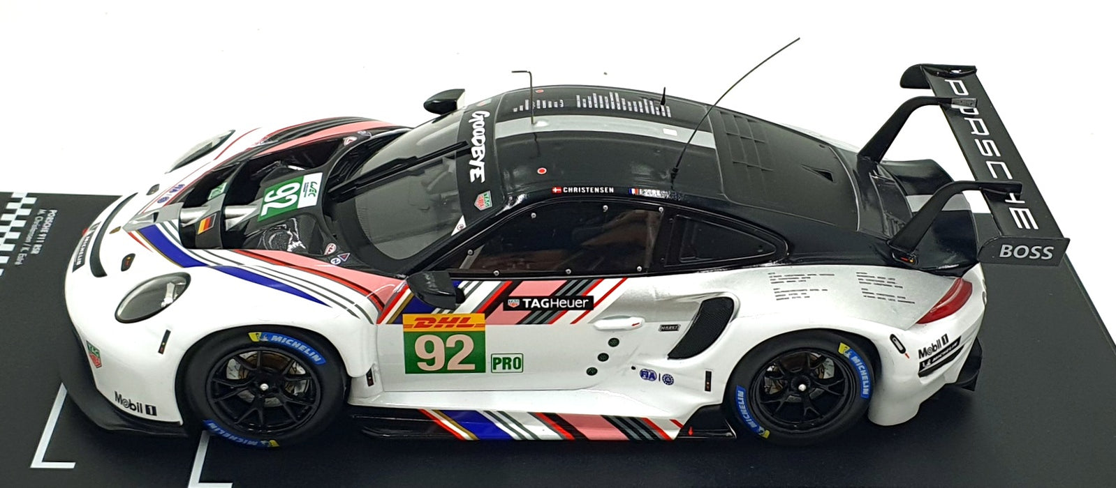 IXO 1/18 Scale LEGT18-23030 - Porsche 911 RSR #92 WEC Race 8h Bahrain 2022