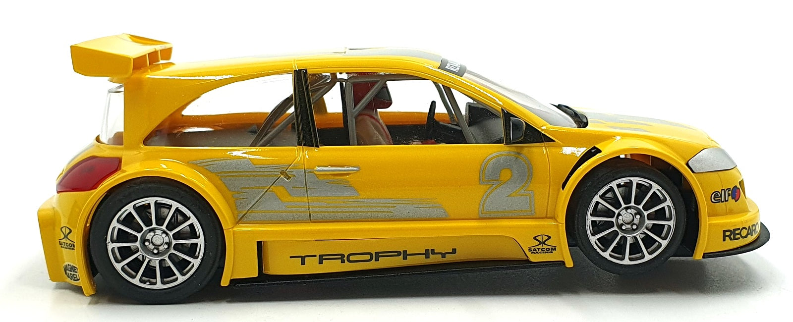 Ninco 1/32 Scale Slot Car 50391 - Renault Megane Trophy Showcar #2 Yellow