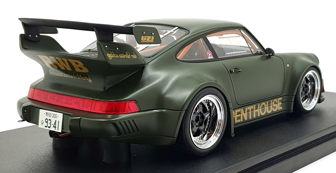 GT Spirit 1/18 Scale GT559 - Porsche RWB Penthouse - Matt Green