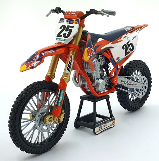 New Ray 1/10 Scale 57963 - KTM 450 SX-F Motorbike #25 Marvin Musquin