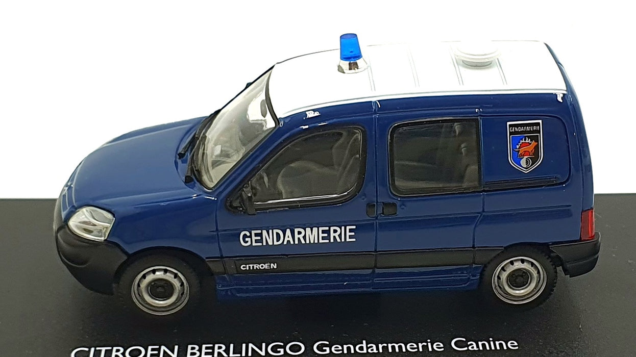 Eligor 1/43 Scale 100960 - Citroen Berlingo Gendarmerie Canine Van - Blue/White