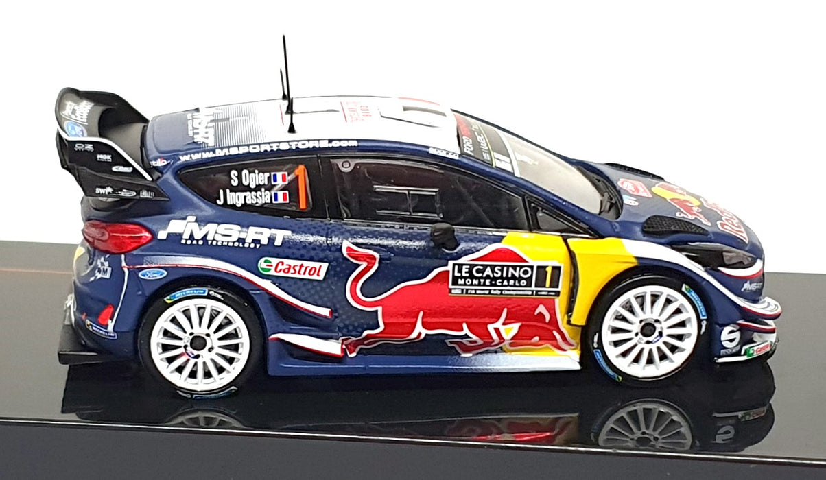 Ixo 1/43 Scale RAM661 - Ford Fiesta WRC #1 1st Monte Carlo 2018 Ogier/Ingrassia