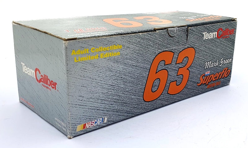 Team Caliber 1/24 Scale P632156XX - Chevrolet Nascar #63 Superflo - Green