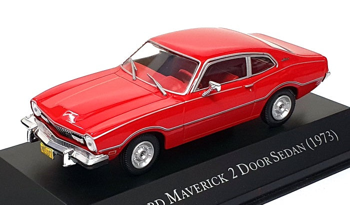 Altaya 1/43 Scale Diecast 17725F - 1973 Ford Maverick 2 Door Sedan - Red