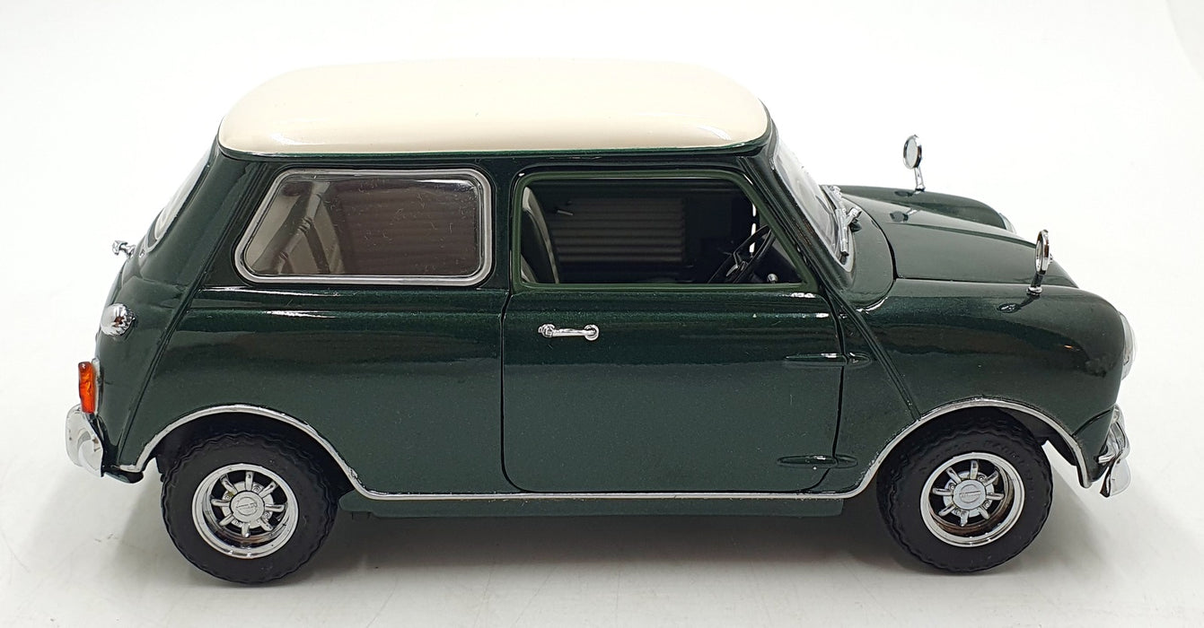 Kyosho 1/18 Scale Diecast 7008 9800 - Morris Mini Cooper 1275S - Green/White